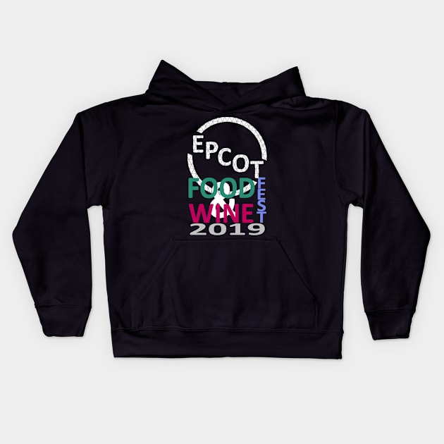 Epcot Food and Wine Fest Kids Hoodie by shallahan